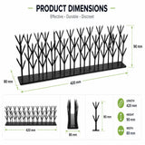 Thorny Devil Bird Spikes - Black
