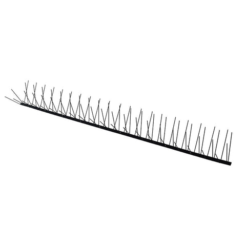 Stainless Steel Bird Spikes - Wide - Black